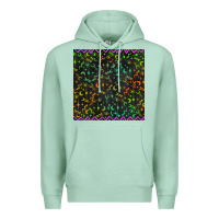 Seafoam halloween witch symbols seamless pattern Premium Hoodie - BundleAndBundleShop