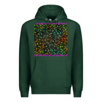 Sports Green halloween witch symbols seamless pattern Premium Hoodie - BundleAndBundleShop
