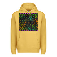 Antique Gold halloween witch symbols seamless pattern Premium Hoodie - BundleAndBundleShop