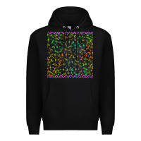 Black halloween witch symbols seamless pattern Premium Hoodie - BundleAndBundleShop
