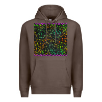Coffee halloween witch symbols seamless pattern Premium Hoodie - BundleAndBundleShop