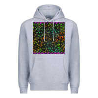 Heather Grey halloween witch symbols seamless pattern Premium Hoodie - BundleAndBundleShop