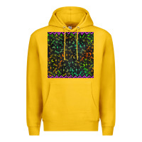 Lemon halloween witch symbols seamless pattern Premium Hoodie - BundleAndBundleShop