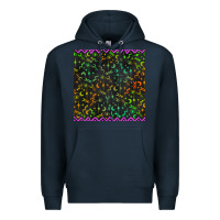Navy halloween witch symbols seamless pattern Premium Hoodie - BundleAndBundleShop
