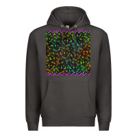 Smoke halloween witch symbols seamless pattern Premium Hoodie - BundleAndBundleShop
