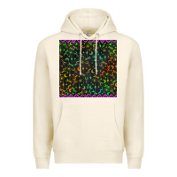 Tofu halloween witch symbols seamless pattern Premium Hoodie - BundleAndBundleShop
