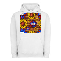 Pigment Lunar Rock usa sunflower seamless pattern Urban Hoodie - BundleAndBundleShop