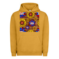 Pigment Peanut Butter usa sunflower seamless pattern Urban Hoodie - BundleAndBundleShop