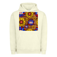 Pigment Pistachio usa sunflower seamless pattern Urban Hoodie - BundleAndBundleShop