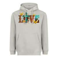 Love With Cross Heavyweight Hoodie | Teevron
