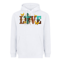 White love with cross Heavyweight Hoodie - texasbilliewilder