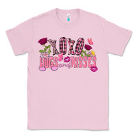 Bubblegum Pink Xoxo Hugs And Kisses Valentine's Day Classic Tee - FaDigitalArtStudio