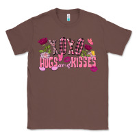 Chestnut Xoxo Hugs And Kisses Valentine's Day Classic Tee - FaDigitalArtStudio