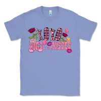 Colony Blue Xoxo Hugs And Kisses Valentine's Day Classic Tee - FaDigitalArtStudio