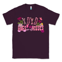 Plum Xoxo Hugs And Kisses Valentine's Day Classic Tee - FaDigitalArtStudio