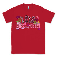 Xoxo Hugs And Kisses Valentine's Day Classic Tee | Teevron
