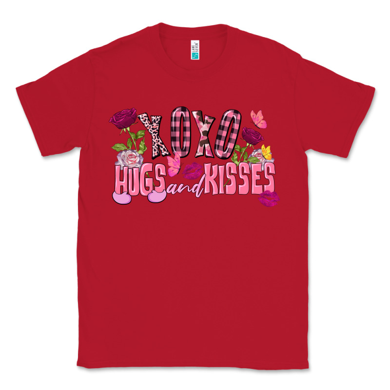 Xoxo Hugs And Kisses Valentine's Day Classic Tee by FaDigitalArtStudio | Teevron