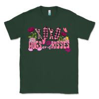 Sports Green Xoxo Hugs And Kisses Valentine's Day Classic Tee - FaDigitalArtStudio
