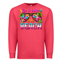 Cardinal life is better at the beach Premium Sweatshirt - texasbilliewilder