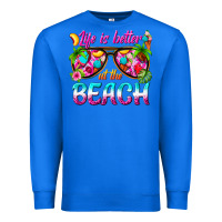 True Royal life is better at the beach Premium Sweatshirt - texasbilliewilder