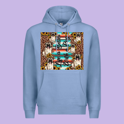 Life Is Better With A Pug Premium Hoodie Designed By Jahusdesignshop