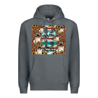 Rock life is better with a pug Premium Hoodie - JahusDesignShop