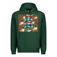 Sports Green life is better with a pug Premium Hoodie - JahusDesignShop