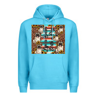 Ocean Blue life is better with a pug Premium Hoodie - JahusDesignShop