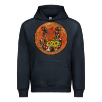 Navy horseshoe circle Urban Hoodie - JahusDesignShop