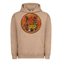 Pigment Burro horseshoe circle Urban Hoodie - JahusDesignShop