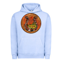 Pigment Grape Ice horseshoe circle Urban Hoodie - JahusDesignShop