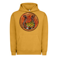Pigment Peanut Butter horseshoe circle Urban Hoodie - JahusDesignShop