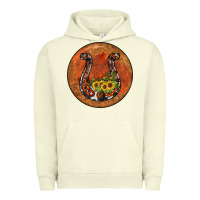 Pigment Pistachio horseshoe circle Urban Hoodie - JahusDesignShop