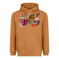 Meerkat lunch lady coffee cups Heavyweight Hoodie - texasbilliewilder