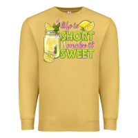 Antique Gold life is  make it sweet Premium Sweatshirt - texasbilliewilder