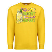 Lemon life is  make it sweet Premium Sweatshirt - texasbilliewilder