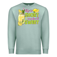 Seafoam life is  make it sweet Premium Sweatshirt - texasbilliewilder