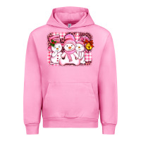Fuchsia Pink chillin pink   with my snowmies  ado Urban Hoodie - AdoDesignShop