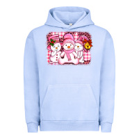 Pigment Grape Ice chillin pink   with my snowmies  ado Urban Hoodie - AdoDesignShop