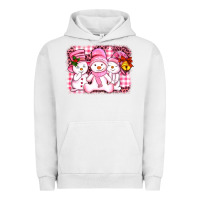Pigment Lunar Rock chillin pink   with my snowmies  ado Urban Hoodie - AdoDesignShop