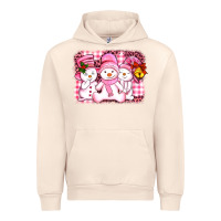 Sandshell chillin pink   with my snowmies  ado Urban Hoodie - AdoDesignShop