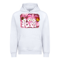 White chillin pink   with my snowmies  ado Urban Hoodie - AdoDesignShop