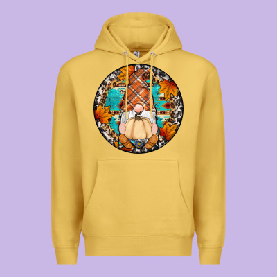 Fall Gnomes Round Earrings Premium Hoodie Designed By Artiststas