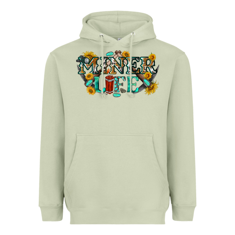 Miner Life Heavyweight Hoodie by texasbilliewilder | Teevron