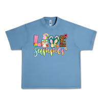 Pebble Blue love summer with gnome Urban Heavy Tee - Artiststas