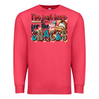 Cardinal i'm just here for the snacks Premium Sweatshirt - Zillion Design Studio