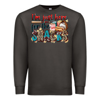 Smoke i'm just here for the snacks Premium Sweatshirt - Zillion Design Studio