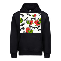 Foreset Green bookworm seamless pattern Urban Hoodie - BundleAndBundleShop