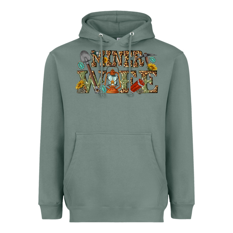 Miner Wife Heavyweight Hoodie by texasbilliewilder | Teevron