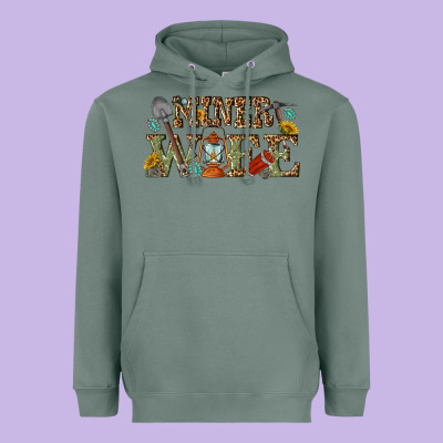 Heavyweight Hoodie miner wife